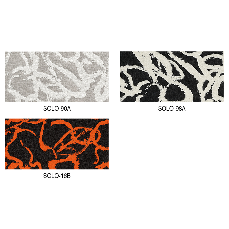 Unrestrained Cursive Chenille Jacquard Upholstery Fabric for Furniture